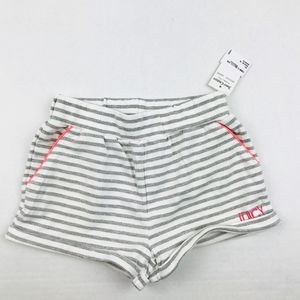 Girl's Juicy Couture White and Grey Stripe…